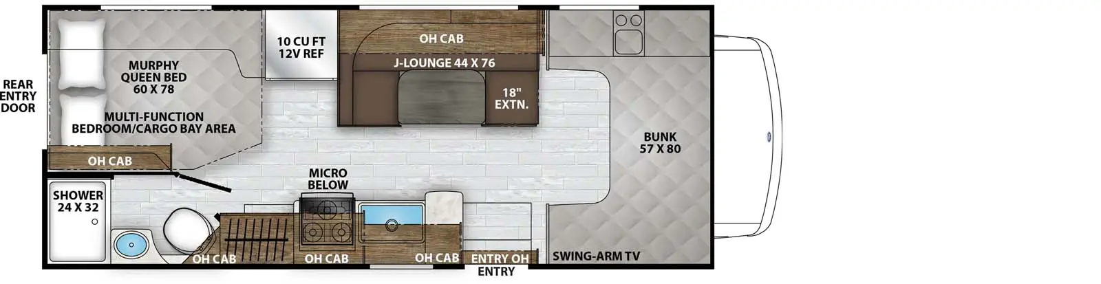 220XG - Ford E-350 Floorplan Image